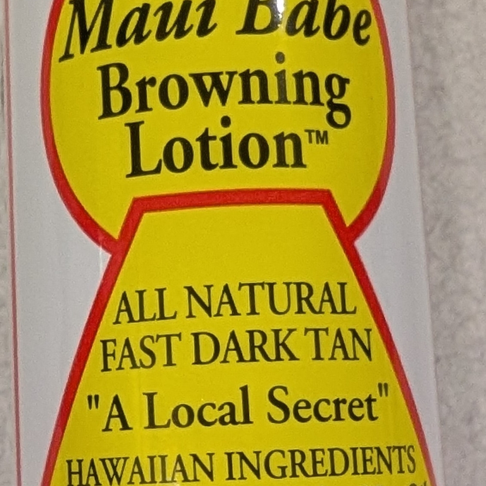 Maui Babe Browning Lotion 8 oz New Hawaiian Tan Beach Glow Bronze
